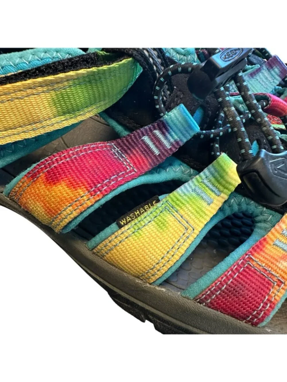 Keen Newport Retro Original Kids Sandals Shoes Size 5 Tie Dye 1018441 Waterproof